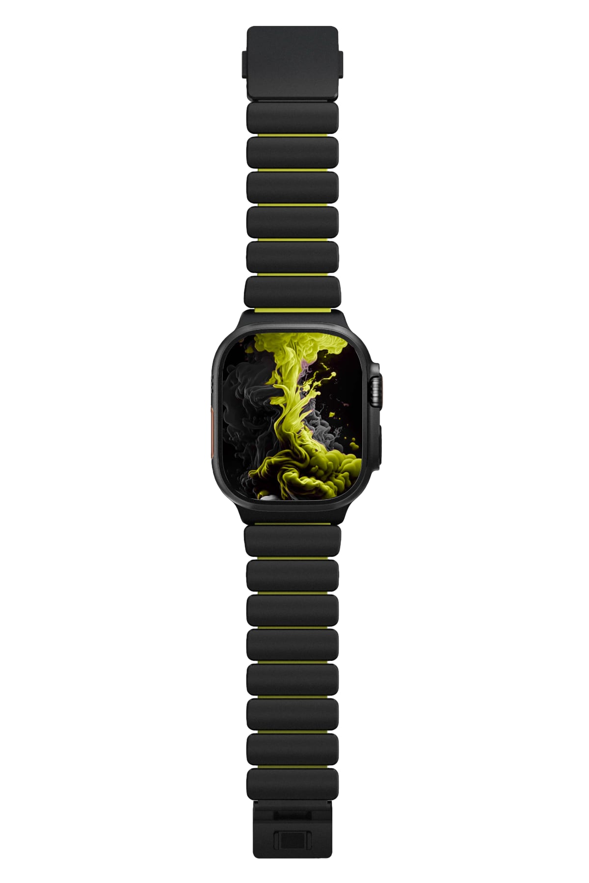 TitaFlex Apple Watch Ultra Uyumlu Titanyum Kordon Shock