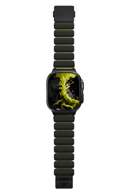 TitaFlex Apple Watch Ultra Uyumlu Titanyum Kordon Shock