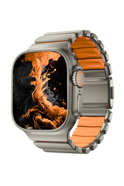 TitaFlex Apple Watch Ultra Uyumlu Titanyum Kordon Spark
