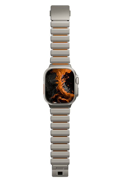 TitaFlex Apple Watch Ultra Uyumlu Titanyum Kordon Spark