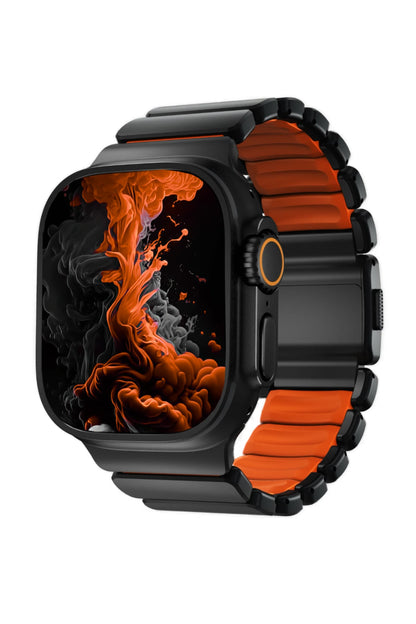 TitaFlex Apple Watch Ultra Uyumlu Titanyum Kordon Torch