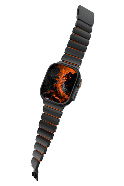 TitaFlex Apple Watch Ultra Uyumlu Titanyum Kordon Torch