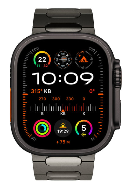 Titanova Apple Watch Uyumlu Titanyum Kordon Arduvaz