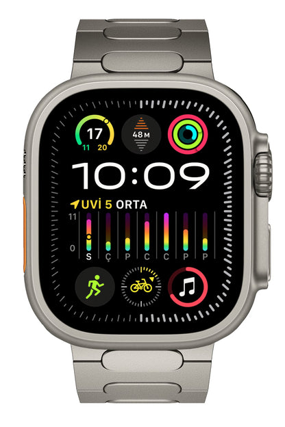Titanova Apple Watch Uyumlu Titanyum Kordon Mat Starlight