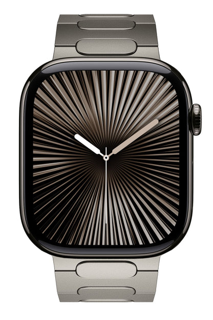 Titanova Apple Watch Uyumlu Titanyum Kordon Mat Starlight