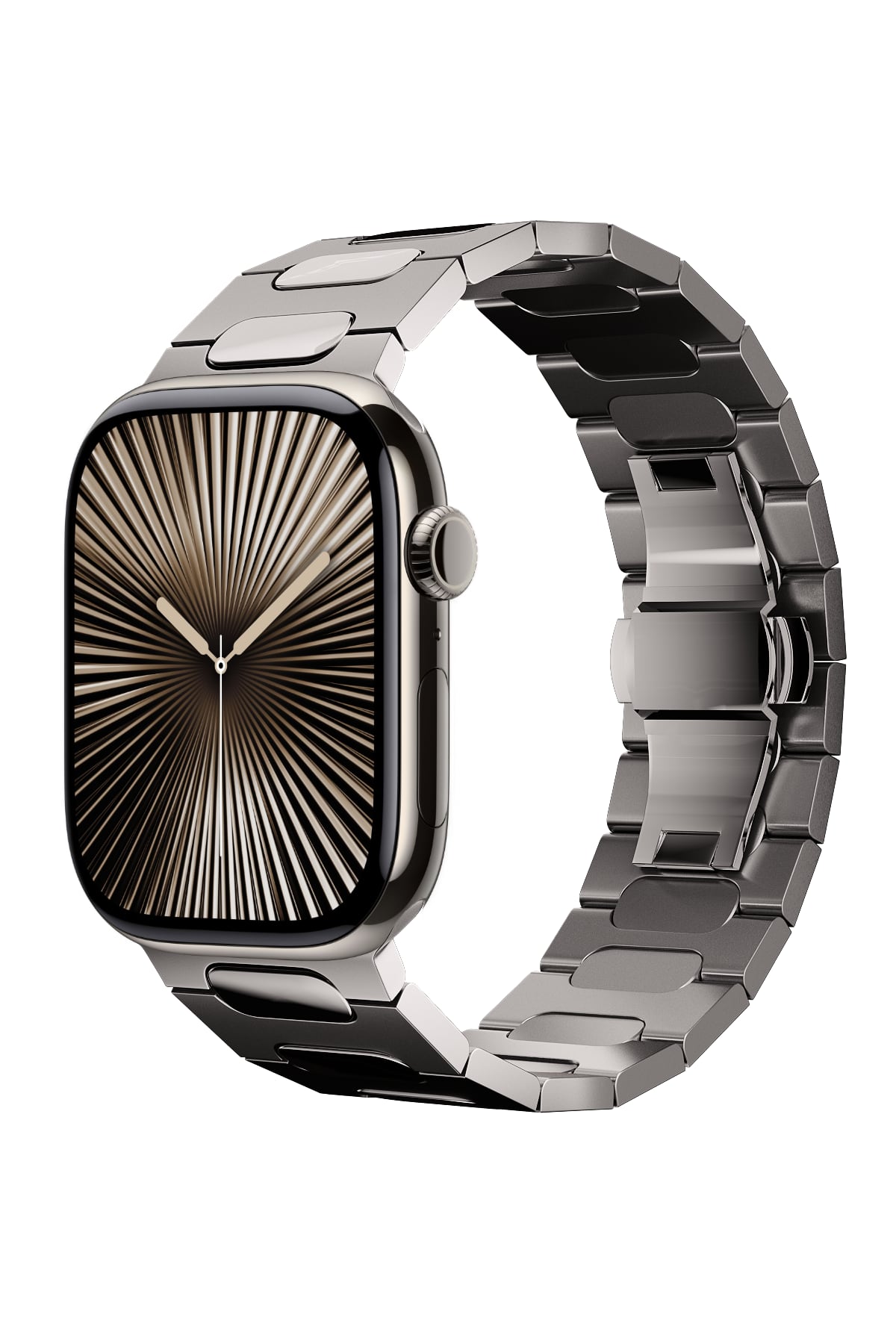 Titanova Apple Watch Uyumlu Titanyum Kordon Naturel