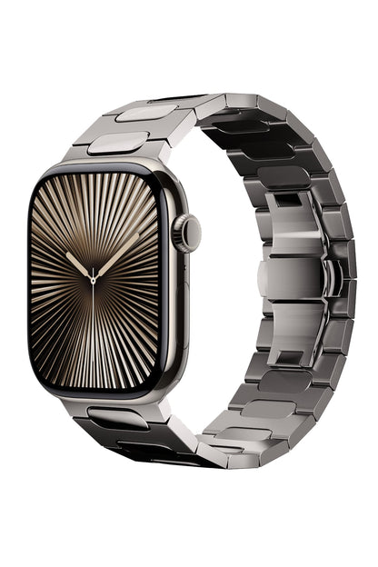 Titanova Apple Watch Uyumlu Titanyum Kordon Naturel