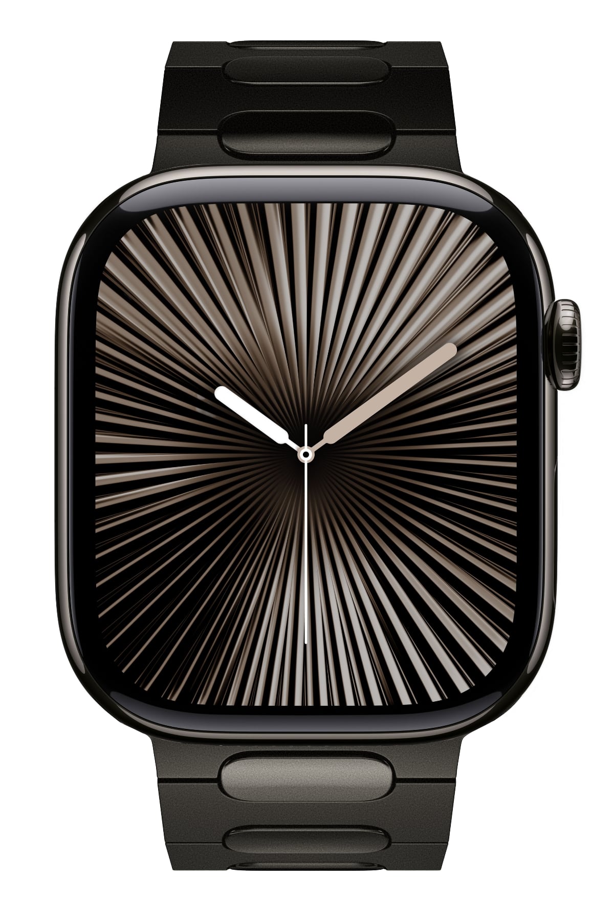Titanova Apple Watch Uyumlu Titanyum Kordon Siyah