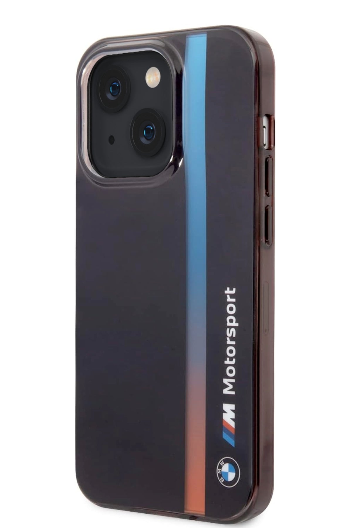 Apple iPhone 14 uyumlu BMW M Motorsport Lisanslı Tricolor Kılıf