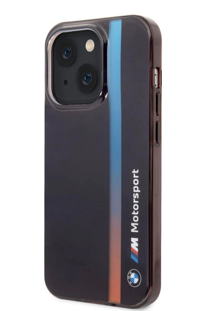 Apple iPhone 14 uyumlu BMW M Motorsport Lisanslı Tricolor Kılıf