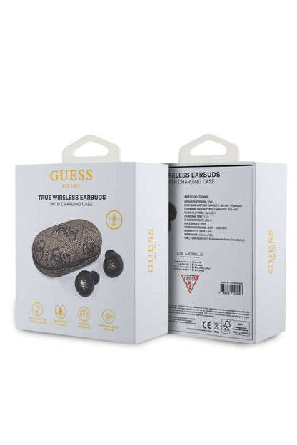 Guess TWS Kulak İçi Bluetooth 5.3 Kablosuz Kulaklık Kahverengi