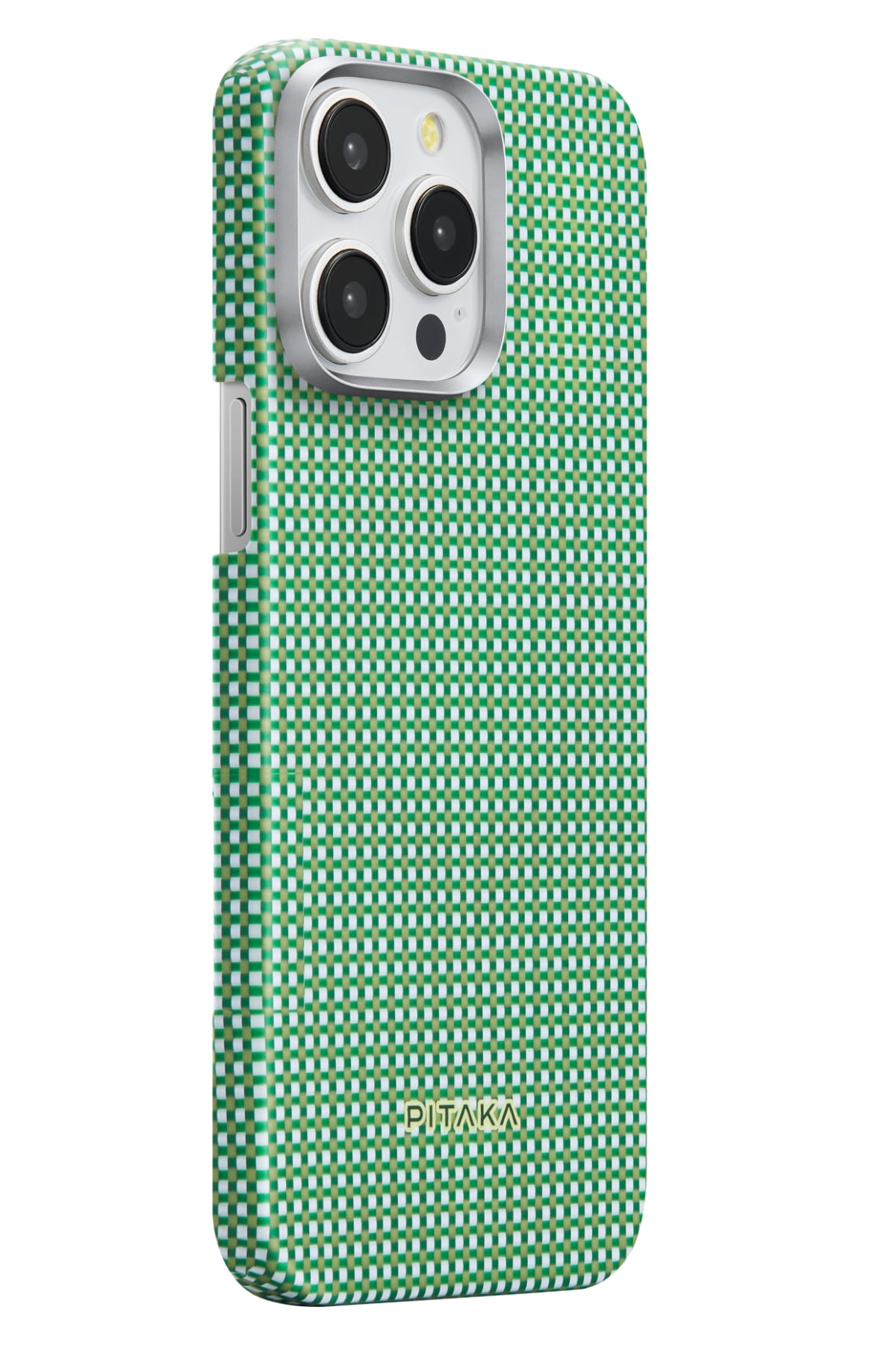 Ultra Slim iPhone 15 Pro Max MagSafe Uyumlu Aramid Fiber Kılıf Forest Green
