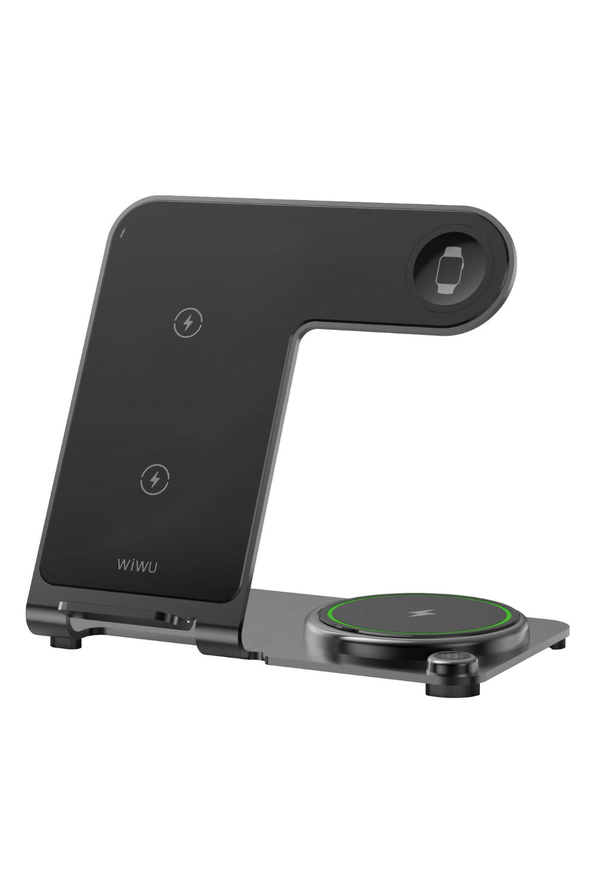 Wiwu Wi-W005 Armor 3in1 Hızlı Şarj Özellikli Magnetik Kablosuz Şarj Standı