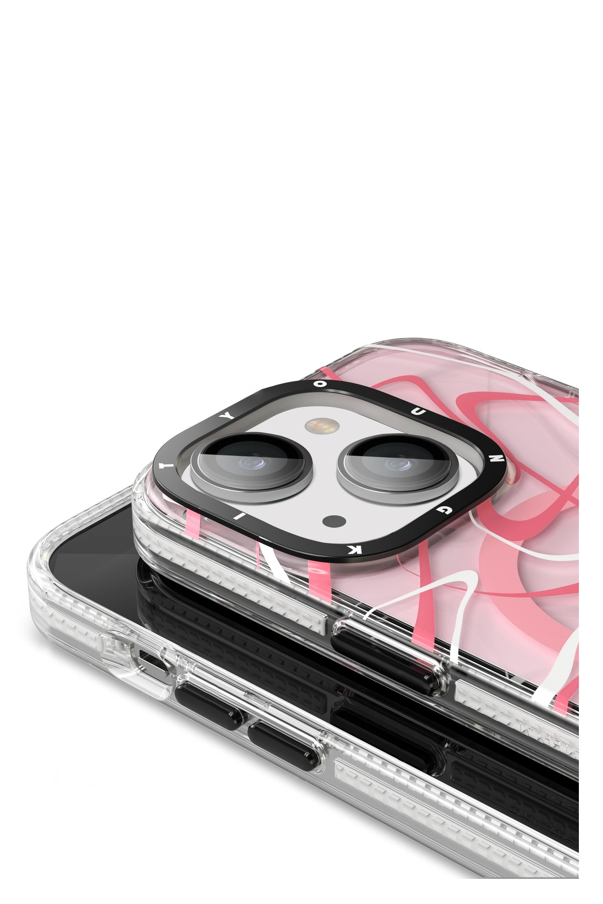 Youngkit Water Ink iPhone 14 Magsafe Kırmızı Kılıf