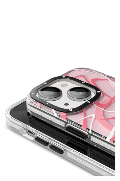 Youngkit Water Ink iPhone 14 Magsafe Kırmızı Kılıf