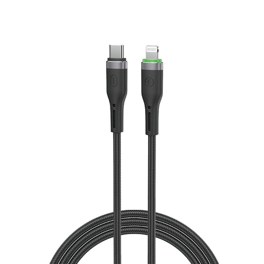 Wi-C070 Orginlink Type-C to Lightning LED Göstergeli PD Hızlı Şarj Kablosu 27W 1M