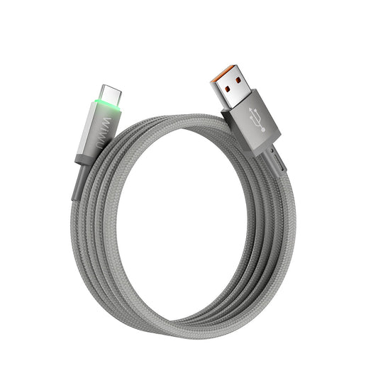 Wi-C082 Maglink USB-A to Type-C LED Göstergeli 60W Hızlı Şarj Kablosu 1M