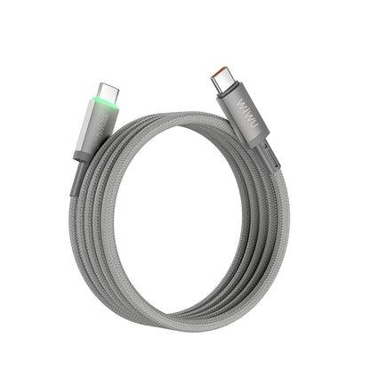 Wi-C084 Maglink Type-C to Type-C 100W LED Göstergeli Hızlı Şarj Kablosu 1M