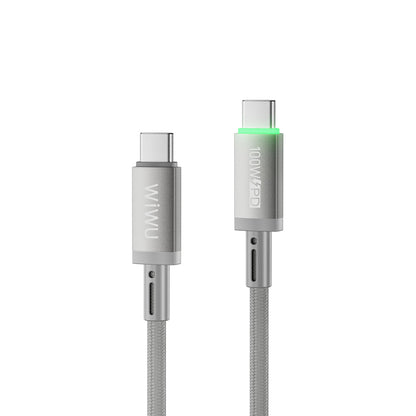 Wi-C084 Maglink Type-C to Type-C 100W LED Göstergeli Hızlı Şarj Kablosu 1M