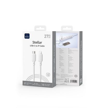 Wi-C089 Stellar Type-C to Lightning PD Hızlı Şarj Kablosu 27W 1M