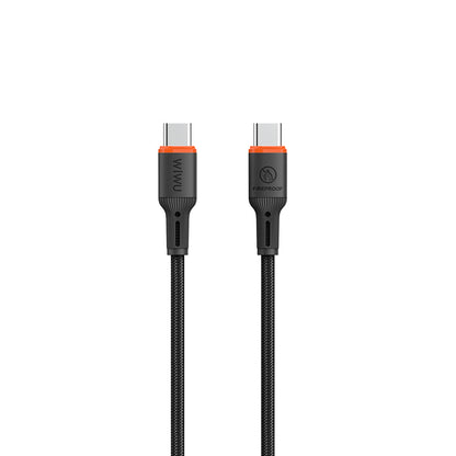 Wi-C098 FlameGuard Type-C to Type-C 60W Hızlı Şarj ve Data Kablosu 1.2m