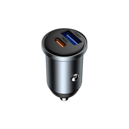 Wi-CC030 Nano Lite 35W Type-C + USB-A PD QC3.0 Hızlı Şarj Özellikli Araç Şarj Aleti