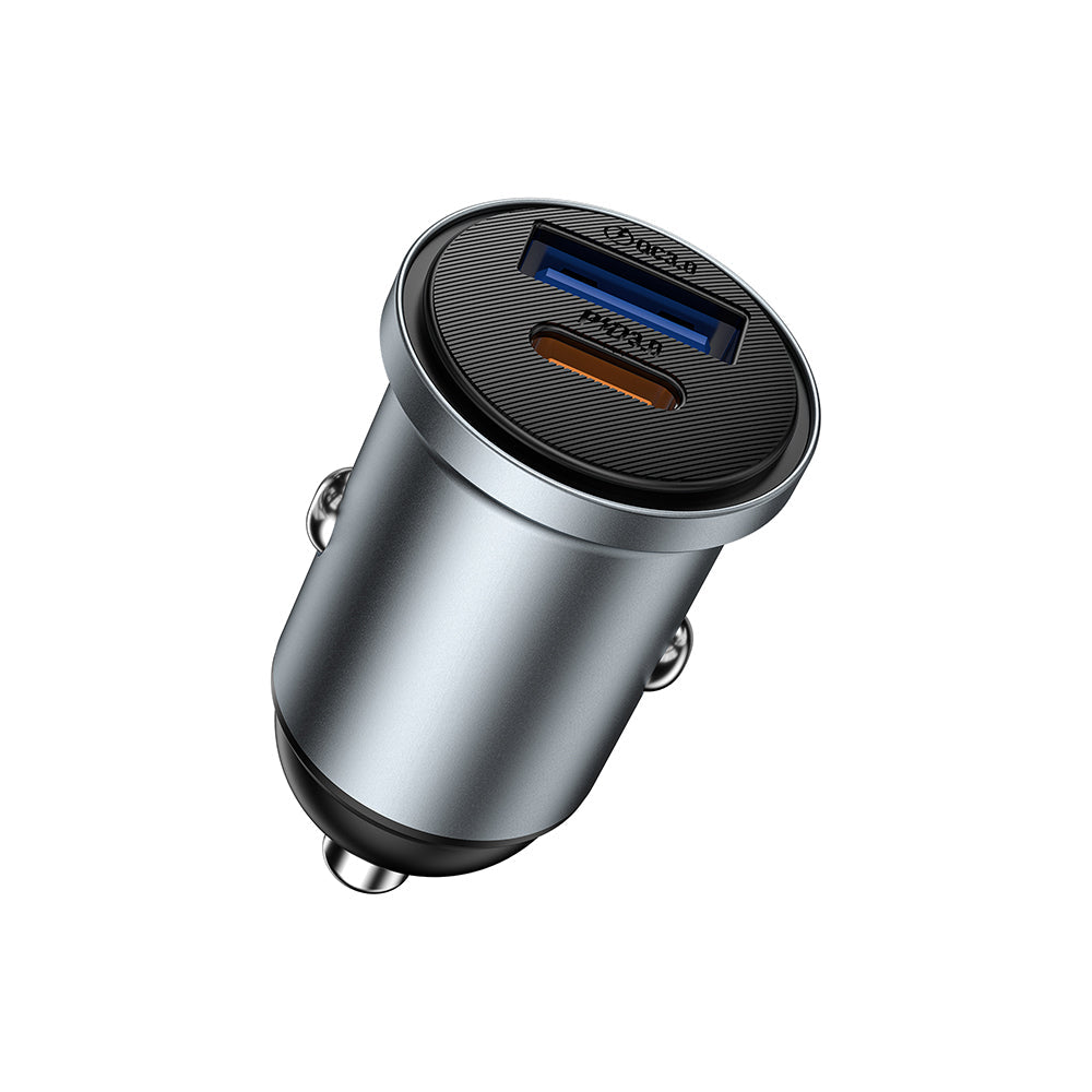 Wi-CC030 Nano Lite 35W Type-C + USB-A PD QC3.0 Hızlı Şarj Özellikli Araç Şarj Aleti