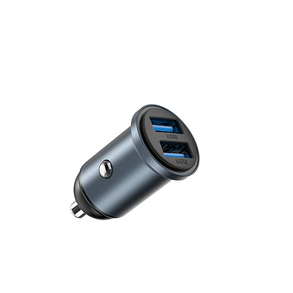 Wi-CC031 Nano Lite Dual USB-A 12W Hızlı Şarj Özellikli Araç Şarj Aleti