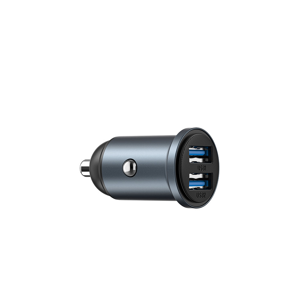 Wi-CC031 Nano Lite Dual USB-A 12W Hızlı Şarj Özellikli Araç Şarj Aleti