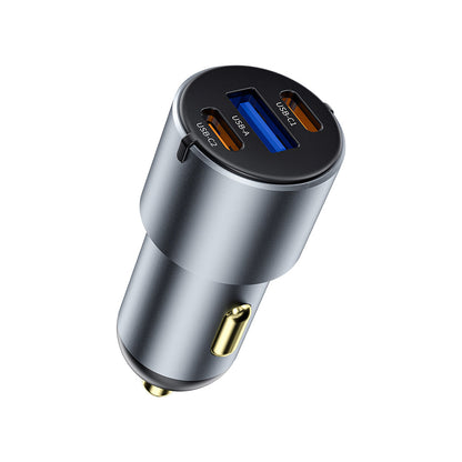 Wi-CC032 Nano Pro 60W Dual Type-C + USB-A Hızlı Şarj Özellikli Araç Şarj Aleti