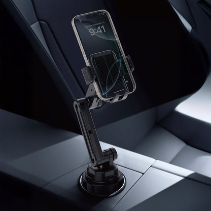 Wi-CH059 Gentleman 360° Dönebilen Teleskopik Bardaklık Tasarım Araç Telefon Tutucu