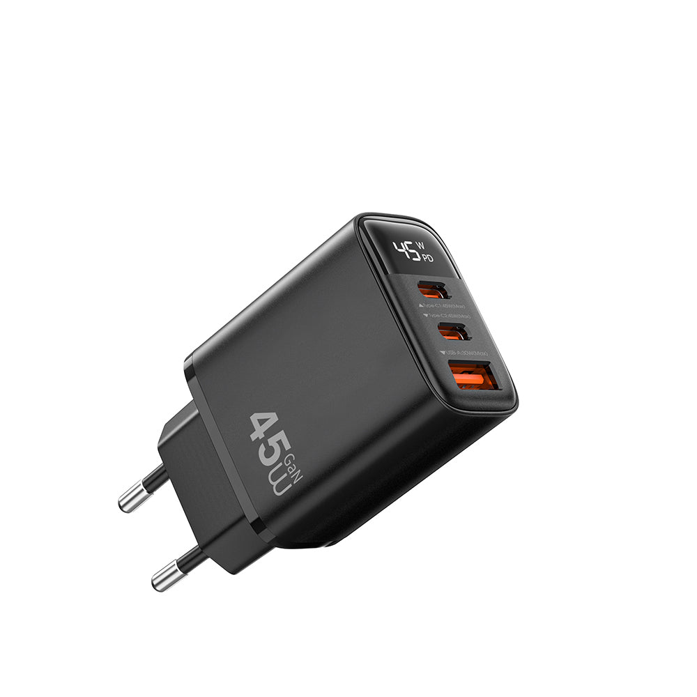 Wi-G011 Firefly Serisi GaN Tech PD Hızlı Şarj Özellikli Şarj Başlığı 45W