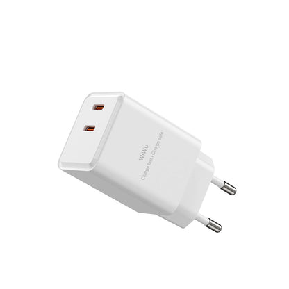 Wi-G025 Cube Serisi Dual Type-C PD GaN Teknolojili Hızlı Şarj Başlığı 45W