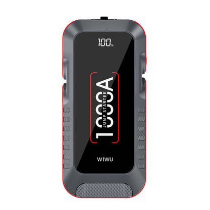 Wi-JS001 LED Işıklı Araç Akü Takviye Güç Kaynağı Powerbank 12V 37W 10000mAh