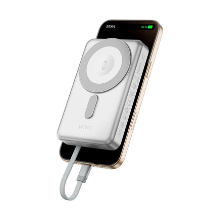 Wi-P056 Wireless ve PD Hızlı Şarj Özellikli Magsafe Powerbank 15W 10000mAh