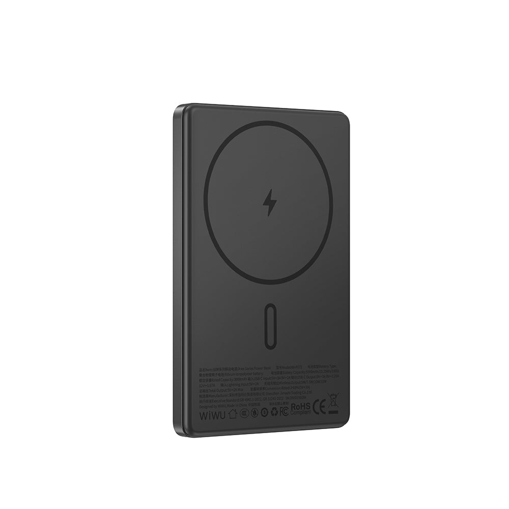 Wi-P072 PD 20W Magsafe Uyumlu Aramid Fiber Ultra İnce Powerbank 5000mAh