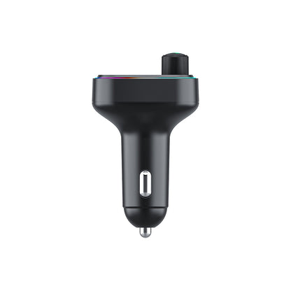 Wi-QC031 RGB Bluetooth Transmitter MP3 Type-C + USB-A Araç Şarjı