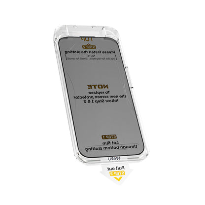 Wi-SQ009 iPrivacy Anti-Peep iPhone 17 Pro Max Ekran Koruyucu Kolay Uygulama Aparatlı