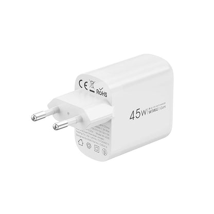 Wi-U035 45W GaN PD QC 3.0 Hızlı Şarj Başlığı