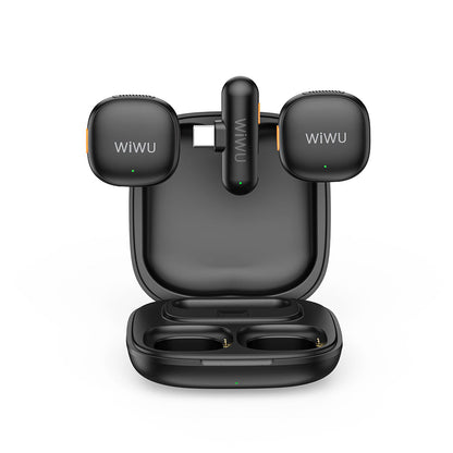Wi-WM006 2 in 1 Type-C Yapay Zeka ANC Kablosuz Yaka Mikrofonu