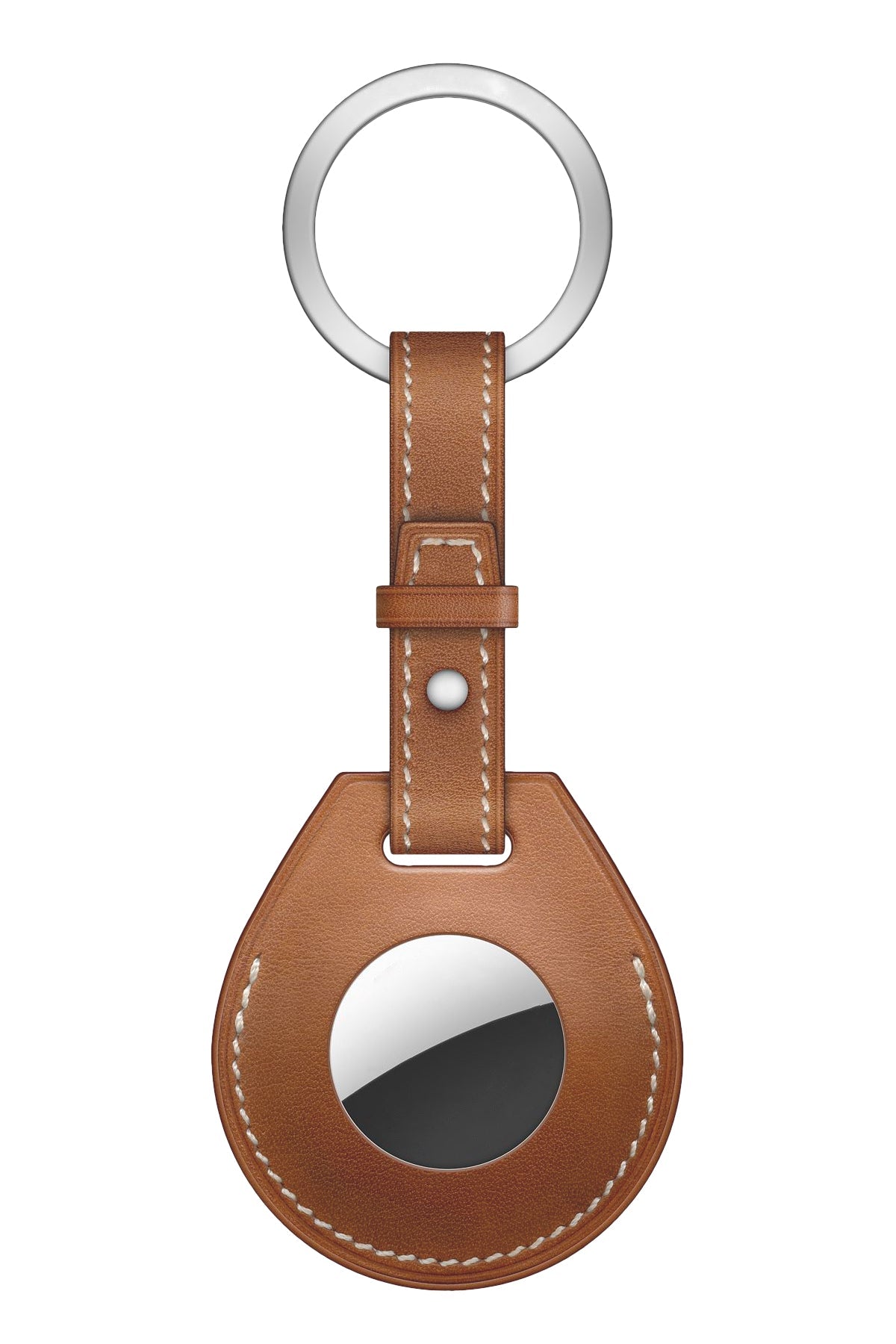 Wiwu Apple Airtag Uyumlu Deri Anahtarlık Cocoa