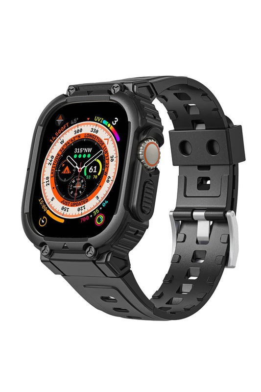 Wiwu Armor Apple Watch / Ultra Uyumlu Kasa Koruyucu Siyah