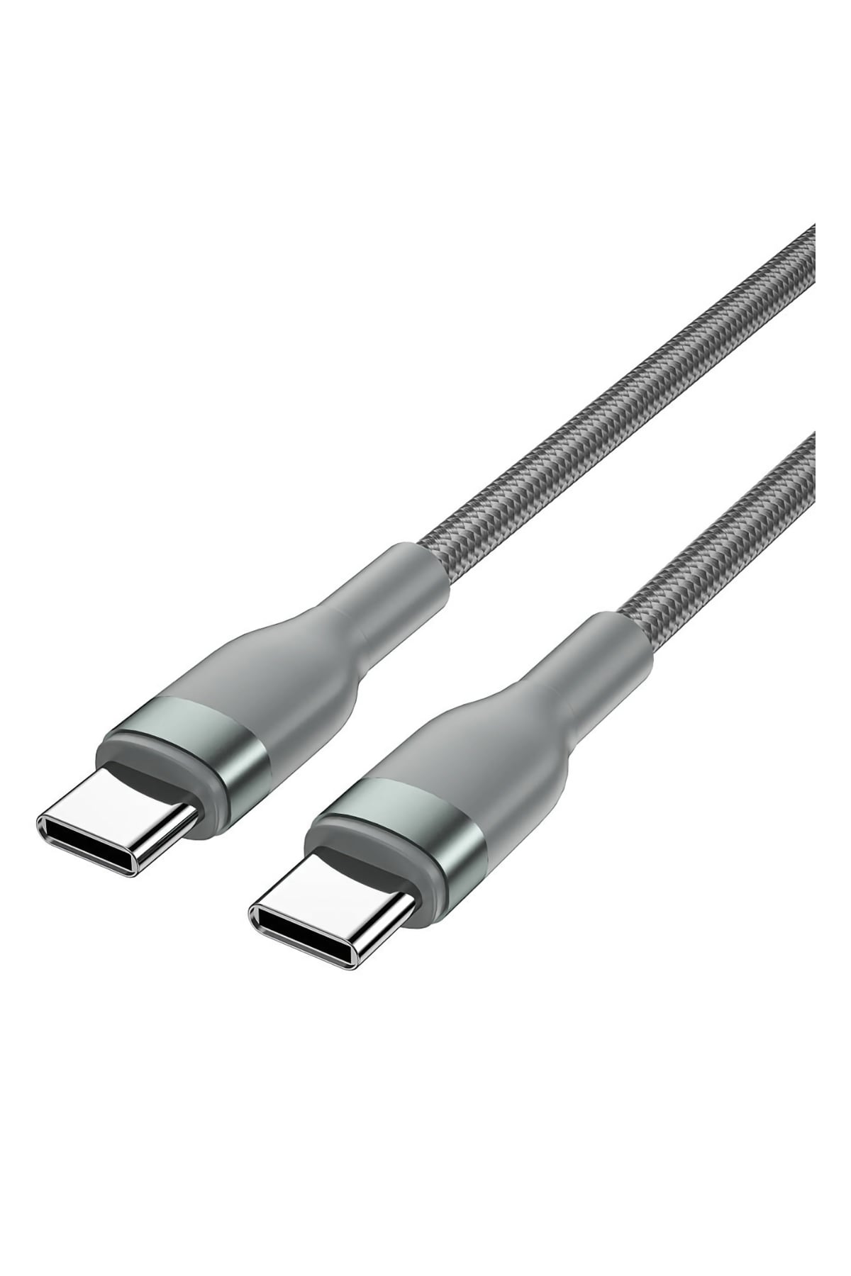 Wiwu C033 Concise Serisi 3in1 Type-C to Type-C Combo Şarj Kablosu Seti Gri