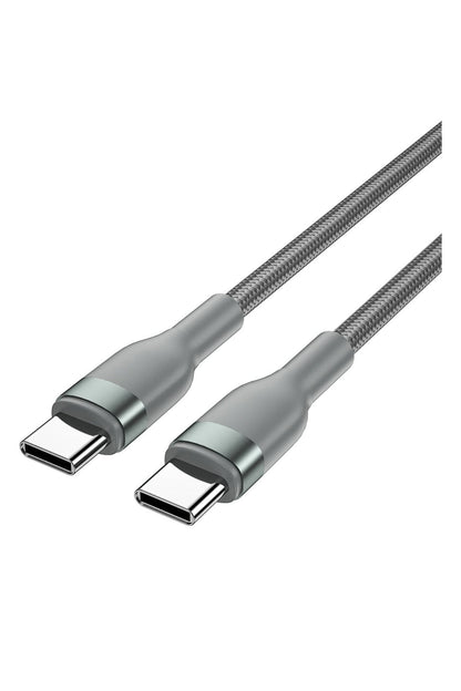Wiwu C033 Concise Serisi 3in1 Type-C to Type-C Combo Şarj Kablosu Seti Gri