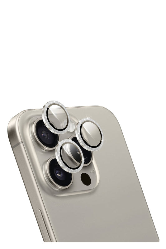 Wiwu LG-006 Diamond Apple iPhone 16 Serisi Kamera Lens Koruyucu Kolay Uygulama Aparatlı
