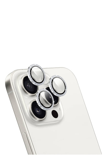 Wiwu LG-006 Diamond Apple iPhone 16 Serisi Kamera Lens Koruyucu Kolay Uygulama Aparatlı