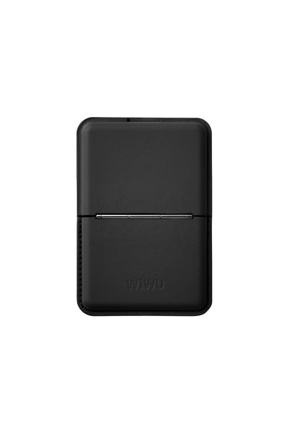 Wiwu MW-001 Magsafe Uyumlu Kapaklı Kartlık Siyah