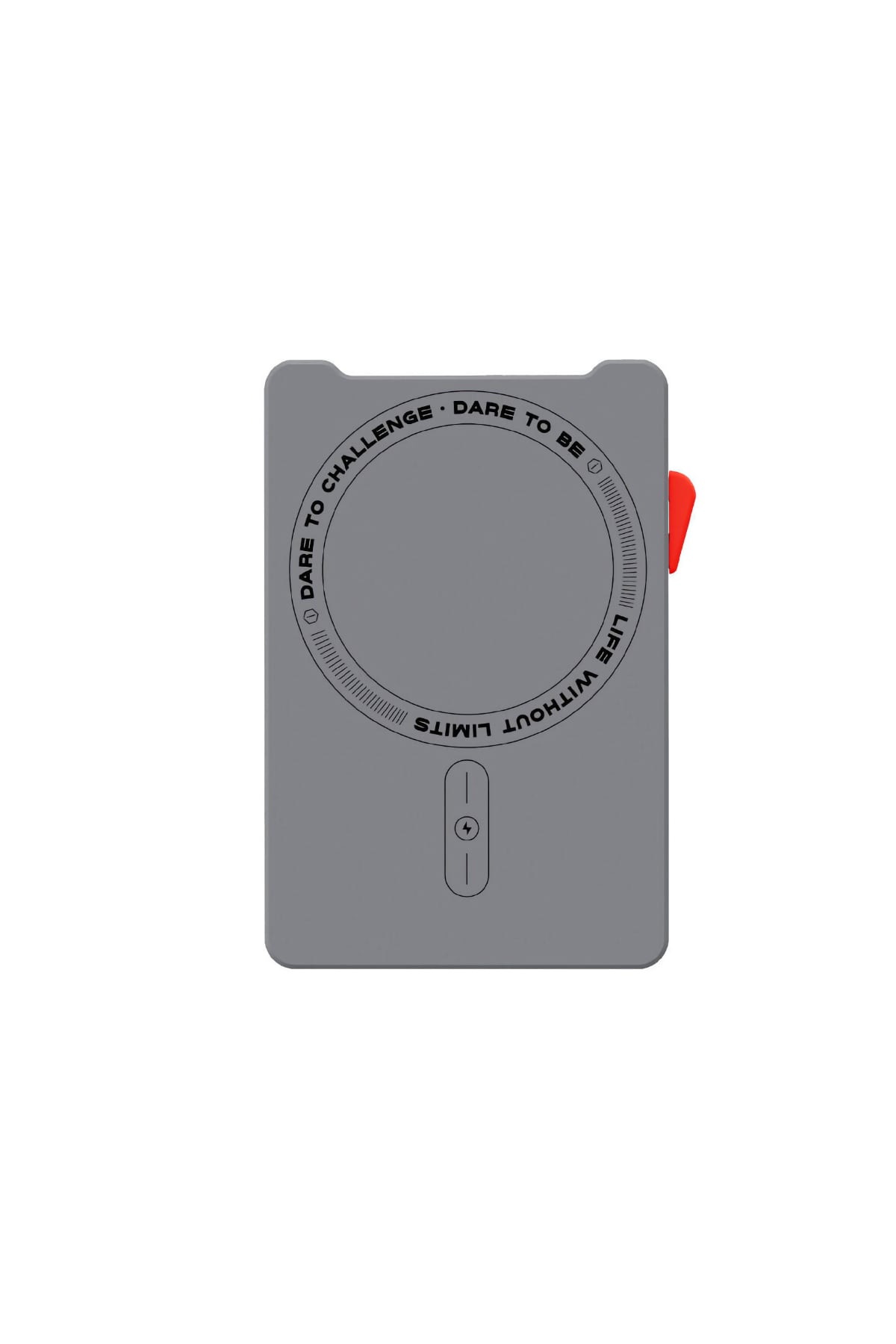 Wiwu MW-002 Pop-Up Buton 6 Hazneli Magsafe Standlı Kartlık Gri