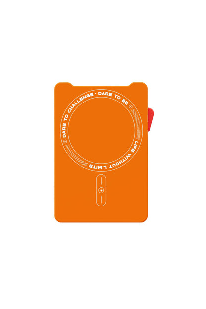 Wiwu MW-002 Pop-Up Buton 6 Hazneli Magsafe Standlı Kartlık Turuncu