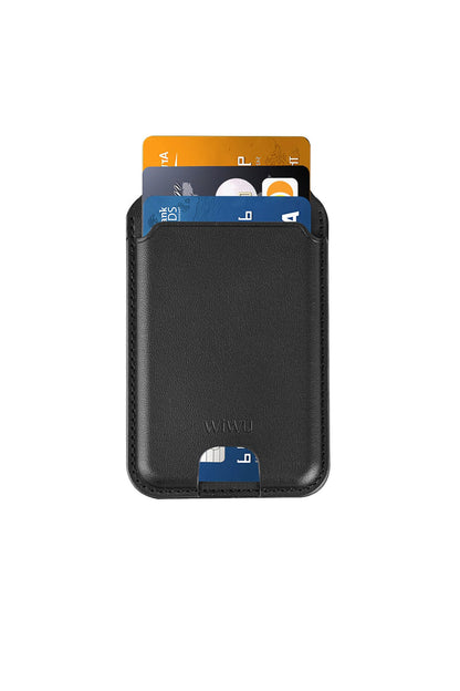 Wiwu MW-003 Magsafe Uyumlu Standlı Deri Kartlık